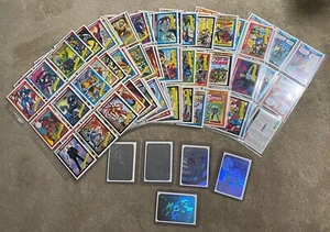 1990 MARVEL UNIVERSE Series 1 Impel Complete Set 1-162 + RARE Hologram SET - Picture 1 of 18