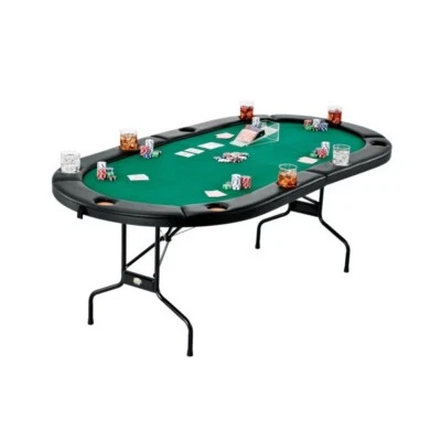 Fat Cat Folding Texas Hold Em Table Foto 1 de 3