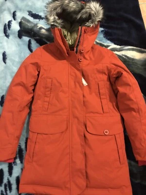 Chaqueta Parka Adidas Exterior Para Mujer Talla 5 Plumón de Ganso *Muestra* Capucha de Piel Incremalleras Foto 1 de 4