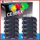10 Pack Ce505x Toner Cartridge 505X 05X Uesd For P2050 2055X P2055d Printer