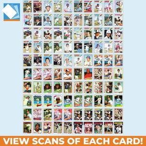 Vintage Baseball Cards Lot of 100 Baseball Mixed Years/Sets O-Pee-Chee