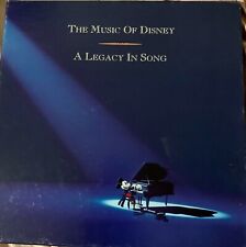 The Music of Disney-The Legacy of Song 3 cassette Tapes plus book 1992