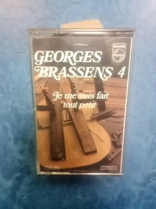GEORGES BRASSENS - No. 4  Je Me Suis Fait Tout Petit Cassette Tape French Songs  - Picture 1 of 3
