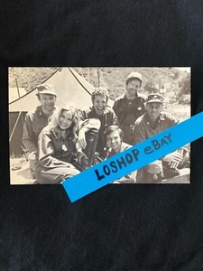 MASH photo vintage original facsimile signed card McLEAN STEVENSON Loretta Swit
