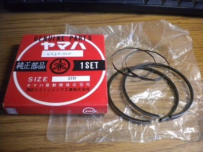 Anillos de pistón estándar STD Yamaha 1969 CT1 1970-1971 AT1 AT1MX 251-11601-00 NUEVO DE STOCK Foto 1 de 2