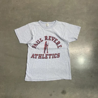 Camiseta Campeón Años 80 De Colección Paul Revere Atletismo Azul Brezo Escuela Hecha en EE. UU. Foto 1 de 4