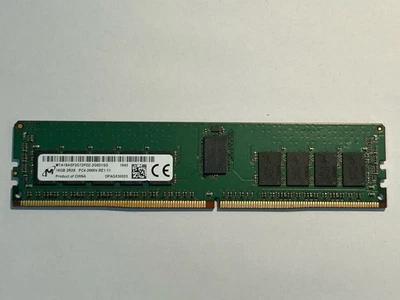 Micron MTA18ASF2G72PDZ-2G6E1 16GB 2Rx8 PC4-2666V DDR4 ECC Server RAM - Image 1 of 3