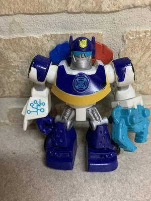 Figura de acción Transformers Rescue Bots Playskool Heroes Chase The Police Bot Foto 1 de 4