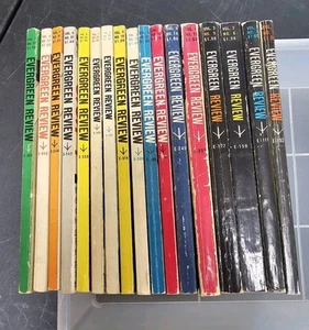 Vintage Lot of 17 Evergreen Review No.5 6,8,9,11,14, 16-22, 25-27, 29 Books - Picture 1 of 2