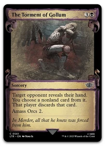 The Torment of Gollum (Showcase Scrolls) #561 NM Lord of the Rings LTR Magic MTG - Picture 1 of 2