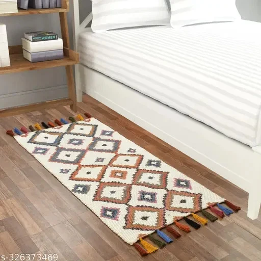 handwoven printed rug code 89 - Image 1 of 1