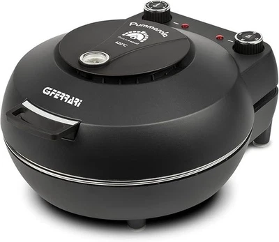 G3Ferrari G10199 Pummarola Pizzaofen Pizzamaker Schwarz mit Steinplatte 1200W - Bild 1 von 4