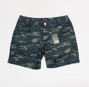 NWT St33le Limited Ed. Green Gray Camo Neo Knit Shorts 5" Inseam Size 30 - Picture 1 of 5
