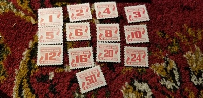 Canada MNH Mint Postage Due Stamps Set Rare. - Image 1 of 2