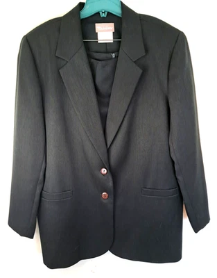 Traje Falda Vintage Años 90 Bronceado Jay Para Mujer 18 2 Piezas Verde Bosque Oscuro Oficina Foto 1 de 4