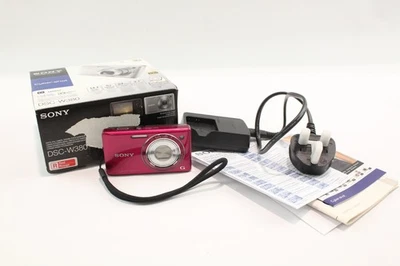 Sony Cybershot DSC-W380 Digital Compact Camera Working w/ Carl Zeiss 5x Zoom - Image 1 of 4