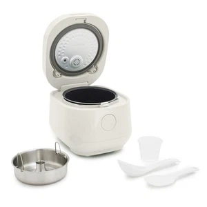 Carb-Reducing Rice Cooker, Fuzzy Logic Tech, Auto Adjusting Time & Temp, 10 P... - Picture 1 of 7