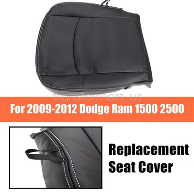 Cubierta de asiento de cuero inferior del lado del conductor para Dodge Ram 2500 3500 Laramie 2010-2012 Foto 1 de 4