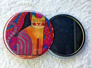 Hand Mini Small Round Cosmetic Makeup Compact Travel POCKET Mirror 2.25" - Picture 1 of 12