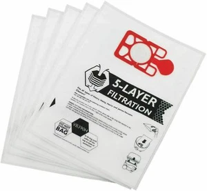 NUMATIC HENRY HETTY ASPIRAPOLVERE ASPIRAPOLVERE HOOVER MICROFIBRA POLVERE SPORCO SACCHETTI CONFEZIONE DA 5 - Foto 1 di 3
