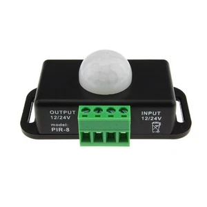 DC 12V-24V 8m Automatic Infrared PIR Motion Sensor Timer Switch For LED light - Picture 1 of 6