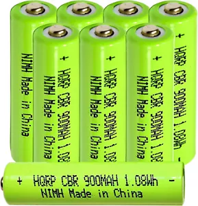 8x HQRP Batteries for Panasonic Telephones, KX-TGA931T KX-TGA935B Replacement - Picture 1 of 8