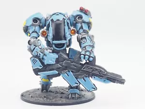 MANTIC GAMES FIREFIGHT ENFORCER STRIDER WITH BURST LASER. PAINTED. BLUE 1475 - Picture 1 of 4