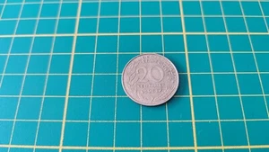 Pièce de 20 ct centimes de franc 1981 pièce de monnaie #SPDF - Picture 1 of 2