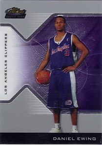 2004-05 Finest Los Angeles Clippers Basketball Card #215 Daniel Ewing RC