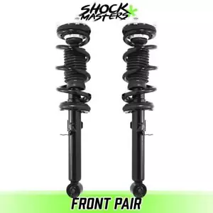 Front Pair Complete Struts Coil Springs for 2009-2013 Infiniti G37 RWD Sedan - Picture 1 of 8