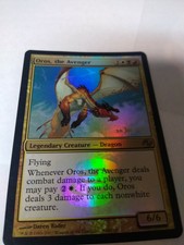 Oros, the Avenger Foil lp/mp Prerelease Jan-20-0 Magic The Gathering MTG EDH