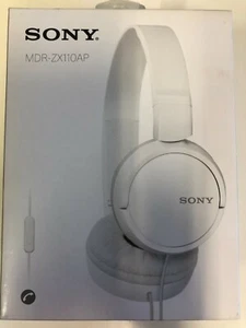 Sony MDRZX110AP ZX Series Extra Bass Smartphone Headset mit Mikrofon Weiß - Bild 1 von 1