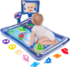 Inflatable Tummy Time Mat - Baby Toys for 3 6 9 Months Infant Sensory Developmen