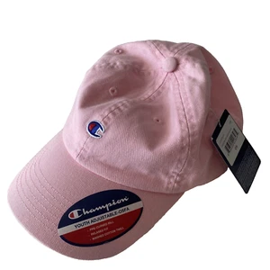 New Champion Girls Adjustable Hat Youth Strapback Hat Light Pink NWT OSFM preppy - Picture 1 of 7