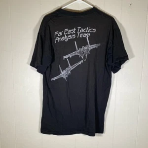 Vintage Far East Tactics Analysis Team T-Shirt USA made size large double sided - Bild 1 von 10