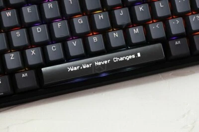 Fallout War Never Changes Spacebar Keycap ABS Etched, Shine-Through Cherry MX - Image 1 of 3
