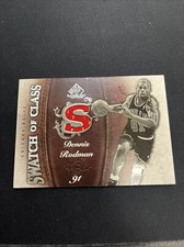 2007-08 SP Game Used RED Swatch of Class Dennis Rodman #SC-DE HOF Chicago Bulls