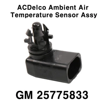 Sensor de temperatura del aire ambiente OEM #25775833 2 pines para GM Chevrolet Foto 1 de 3