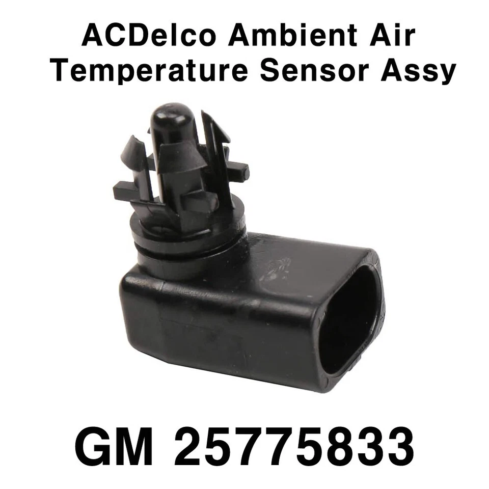 Sensor de temperatura do ar ambiente OEM #25775833 2 pinos para GM Chevrolet - Imagem 1 de 3