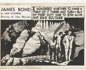 LIVE AND LET DIE ~ ORIGINAL IAN FLEMING COMMISSIONED PUBLISHED ART, CIRCA 1958 - Imagen 1 de 5