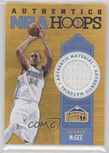 2013-14 NBA Hoops Authentics Memorabilia JaVale McGee #86