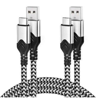 USB C Cable 10ft(2 Pack) Extra Long Nylon Braided Fast Charging Compatible S10 - Image 1 of 4