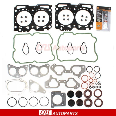 Head Gasket Set Fits 07-13 Subaru Impreza Forester WRX TURBO 2.5L DOHC EJ255 Foto 1 de 2