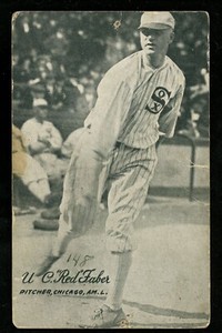 1921 Exhibits Set-Break U.C. Red Faber HOF