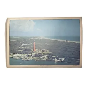 VTG Ponce Inlet Lighthouse South Of Daytona Placemat America Beautiful 17x12" - Picture 1 of 7