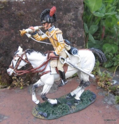 DEL PRADO CAVALIERS NAPOLEON / TROMPETTE LIEUTENANT DRAGONS LEGERS ANGLAIS 1808 - Photo 1/4