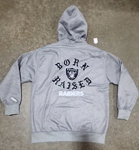 Sudadera con capucha Born Raised Raiders gris gris - Imagen 1 de 6