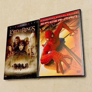 Spider-Man DVD 2-Disc WideScreen Special Edition & Lord of The Rings Brand New - Picture 1 of 7