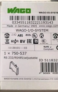 NEW WAGO 750-537 8-Channel Digital Output Module 750 537 Fast delivery - Picture 1 of 1