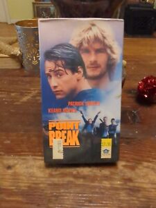 Point Break (VHS, 1991) Factory Sealed Keanu Reeves Patrick Swayze Nolte 1st Ed.